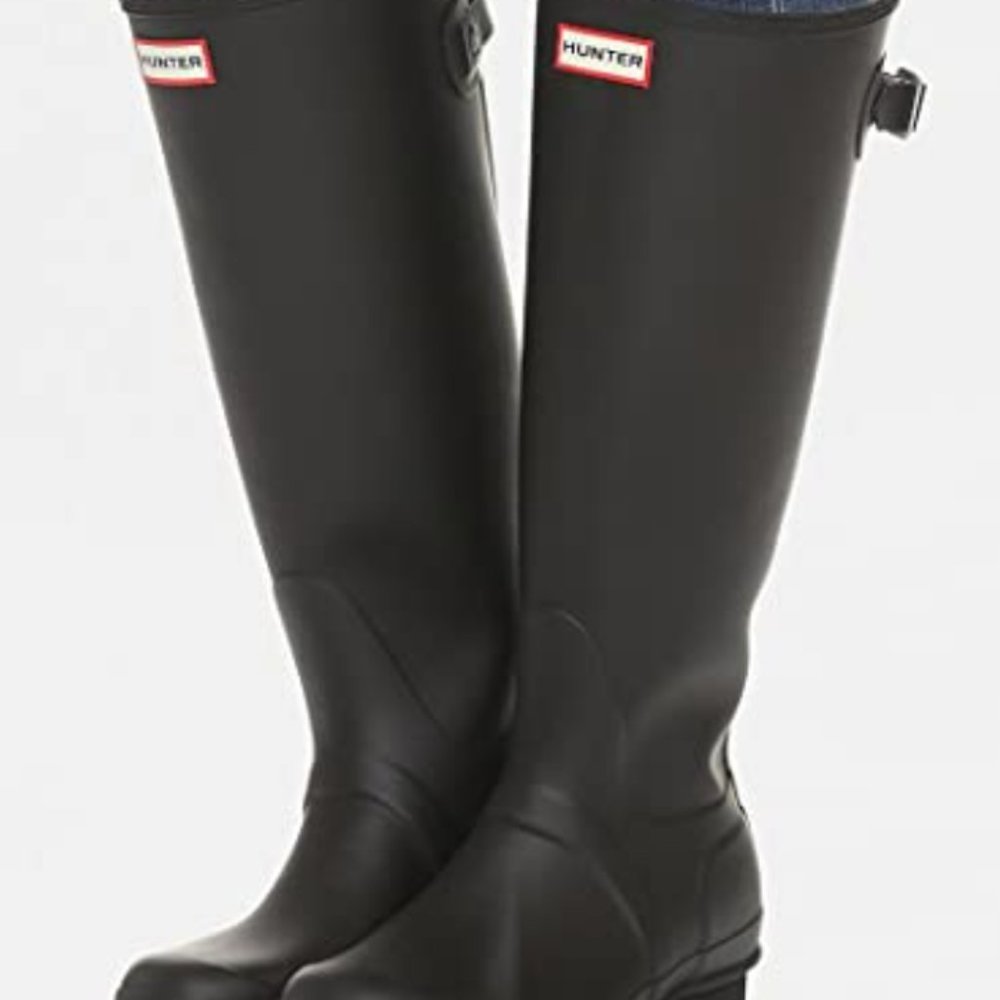 HUNTER Women's Original Back Adjustable Rain Boots